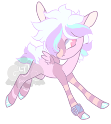 Size: 400x448 | Tagged: safe, artist:lavvythejackalope, imported from derpibooru, oc, oc only, oc:cotton candy, pegasus, pony, base used, colored hooves, hair over one eye, male, pegasus oc, simple background, stallion, white background, wings