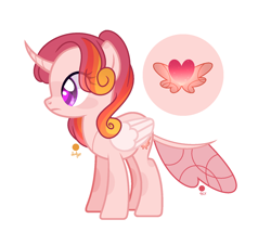 Size: 1652x1492 | Tagged: safe, artist:moonnightshadow-mlp, imported from derpibooru, oc, oc only, changepony, hybrid, pony, base used, female, interspecies offspring, offspring, parent:princess cadance, parent:thorax, simple background, solo, transparent background