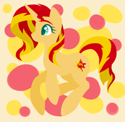 Size: 1891x1851 | Tagged: safe, artist:hellishnya, imported from derpibooru, sunset shimmer, pony, unicorn, abstract background, female, mare, solo