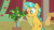Size: 800x450 | Tagged: safe, artist:agrol, imported from derpibooru, applejack, citrine spark, fire quacker, earth pony, pony, unicorn, animated, apple, apple tree, applejack is not amused, clipboard, cute, food, friendship student, gif, lemon, lemon tree, levitation, magic, magic glow, mistakes were made, most sweet apple, narrowed eyes, quackerdorable, school of friendship, sitting, smiling, telekinesis, that pony sure does love apples, tree, unamused, watering can