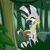 Size: 1280x1280 | Tagged: safe, artist:joaothejohn, imported from derpibooru, zecora, pony, zebra, book, bracelet, ear piercing, earring, female, forest, jewelry, mare, neck rings, piercing, reading, sitting, solo, vine