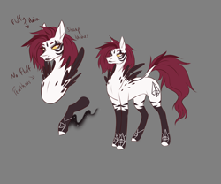 Size: 6000x5000 | Tagged: safe, artist:emalajissda, imported from derpibooru, oc, oc only, oc:emala jiss, pegasus, pony, bust, coat markings, female, gray background, mare, pegasus oc, reference sheet, simple background, socks (coat markings), wings