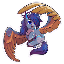 Size: 1798x1798 | Tagged: safe, artist:safizejaart, imported from derpibooru, oc, oc:lucas fairy, pegasus, looking at you, pegasus oc, simple background, smiling, transparent background, wings