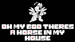 Size: 1280x720 | Tagged: safe, artist:horses are fuckin weird, imported from derpibooru, rainbow dash, horse, pegasus, black and white, black background, clothes, equestale, grayscale, jacket, jontron, logo, meme, monochrome, one eye closed, pixel art, sans (undertale), shrug, simple background, smiling, sprite, undertale, wings, wink