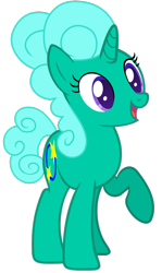 Size: 763x1280 | Tagged: safe, artist:muhammad yunus, artist:tanahgrogot, imported from derpibooru, glitter drops, pony, unicorn, female, mare, open mouth, open smile, simple background, smiling, solo, transparent background