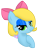 Size: 1297x1622 | Tagged: safe, artist:lovinglypromise, imported from derpibooru, oc, oc only, oc:sugar sweet, pony, bow, bust, female, hair bow, mare, portrait, simple background, solo, transparent background