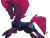 Size: 2828x2121 | Tagged: safe, artist:zipadeelady, imported from derpibooru, tempest shadow, pony, unicorn, broken horn, female, gritted teeth, high res, horn, mare, simple background, solo, transparent background