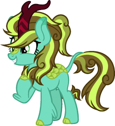 Size: 929x1017 | Tagged: safe, artist:pegasski, imported from derpibooru, oc, oc only, oc:aqua haze, kirin, base used, female, simple background, solo, transparent background