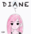 Size: 2626x2895 | Tagged: safe, alternate version, artist:datzigga, imported from derpibooru, pinkie pie, human, animated, balloon, blank stare, crossover, frame by frame, high res, humanized, omori, pinkamena diane pie, solo, squigglevision