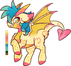 Size: 1002x929 | Tagged: safe, artist:velnyx, imported from derpibooru, oc, oc only, oc:lemon zest, dracony, dragon, hybrid, pony, female, simple background, solo, transparent background