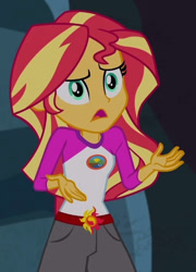 Size: 393x546 | Tagged: safe, imported from derpibooru, screencap, sunset shimmer, equestria girls, legend of everfree, cropped, solo