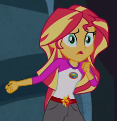 Size: 510x528 | Tagged: safe, imported from derpibooru, screencap, sunset shimmer, equestria girls, legend of everfree, cropped, solo