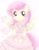 Size: 1584x2048 | Tagged: dead source, safe, artist:arrow__root, artist:ginmaruxx, imported from derpibooru, fluttershy, pegasus, pony, bipedal, blushing, clothes, cute, dress, female, looking at you, mare, shyabetes, smiling, solo, spread wings, wings