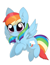 Size: 2153x2786 | Tagged: safe, artist:papilrux, imported from derpibooru, rainbow dash, pegasus, pony, blushing, chest fluff, cute, dashabetes, female, high res, mare, simple background, smiling, solo, transparent background, wings