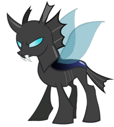Size: 1832x2048 | Tagged: safe, artist:agdapl, edit, idw, imported from derpibooru, changeling, fiendship is magic, simple background, solo, transparent background