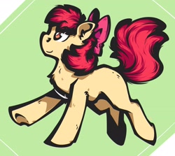 Size: 2800x2500 | Tagged: safe, artist:bunnybear_1101, imported from derpibooru, apple bloom, earth pony, pony, female, filly, high res, solo