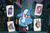 Size: 3300x2160 | Tagged: safe, artist:twilightsparkle0428, imported from derpibooru, fluttershy, pinkie pie, trixie, twilight sparkle, zecora, magic duel, alicorn amulet, card, high res
