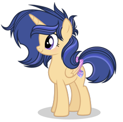 Size: 1839x1828 | Tagged: safe, artist:starshine-sentryyt, imported from derpibooru, oc, oc only, oc:starshine sentry, alicorn, pony, female, mare, offspring, parent:flash sentry, parent:twilight sparkle, parents:flashlight, simple background, solo, transparent background