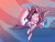 Size: 2048x1536 | Tagged: safe, artist:alrumoon.art, artist:alrumoon_art, imported from derpibooru, oc, oc only, pegasus, semi-anthro, abstract background, clothes, hoodie, lidded eyes, looking at you, raspberry, smiling, solo, spread wings, tongue out, wings