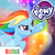 Size: 325x325 | Tagged: safe, imported from derpibooru, rainbow dash, pegasus, pony, my little pony rainbow runners, my little pony: the movie, app, app icon, budge studios, female, female focus, logo, mare, my little pony logo, rainbow, rainbow runners, solo, solo focus