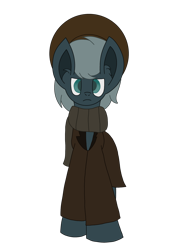 Size: 1446x1870 | Tagged: safe, artist:derpy_the_duck, imported from derpibooru, oc, oc only, oc:milly, earth pony, pony, clothes, hat, solo