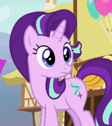 Size: 960x1080 | Tagged: safe, imported from derpibooru, screencap, starlight glimmer, pony, unicorn, triple threat, animated, cropped, cute, female, giggling, glimmerbetes, mare, solo, sound, webm