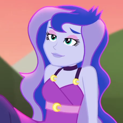 Size: 460x460 | Tagged: safe, imported from derpibooru, screencap, princess luna, equestria girls, equestria girls series, the road less scheduled, the road less scheduled: celestia, spoiler:eqg series (season 2), cropped, female, sleeveless, solo, vice principal luna