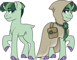 Size: 1567x1214 | Tagged: safe, artist:kryptidkitty, artist:mourningfog, imported from derpibooru, clover the clever, oc, oc only, pony, unicorn, founders of equestria, redesign, solo