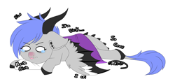 Size: 2500x1132 | Tagged: safe, artist:melodytheartpony, imported from derpibooru, oc, oc:melody silver, dracony, dragon, hybrid, pony, angry, blanket, female, feral, pillow, runny nose, sad, sick, teary eyes