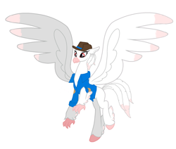 Size: 4096x3470 | Tagged: safe, artist:agdapl, imported from derpibooru, classical hippogriff, hippogriff, base used, clothes, crossover, female, hat, hippogriffied, rule 63, sniper, solo, species swap, team fortress 2