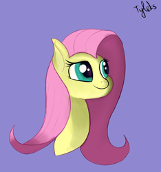 Size: 2250x2400 | Tagged: safe, artist:tyleks, imported from derpibooru, fluttershy, pegasus, pony, bust, cute, female, high res, mare, solo