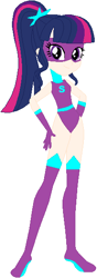 Size: 202x574 | Tagged: safe, artist:selenaede, artist:sturk-fontaine, imported from derpibooru, sci-twi, twilight sparkle, equestria girls, base used, boots, clothes, female, giantess, gloves, hand on hip, looking at you, macro, mask, motorcross, sci-titan, shoes, simple background, superhero, superhero costume, white background