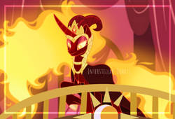 Size: 3041x2065 | Tagged: safe, artist:interstellar-quartz, imported from derpibooru, daybreaker, alicorn, pony, alternate design, amaryllisverse, female, high res, mare, solo