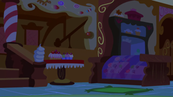 Size: 1280x720 | Tagged: safe, imported from derpibooru, screencap, bridle gossip, season 1, background, liminal space, no pony, scenic ponyville, sugarcube corner, sugarcube corner (interior)