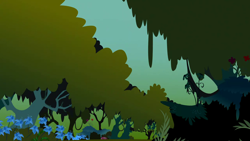 Size: 1280x720 | Tagged: safe, imported from derpibooru, screencap, bridle gossip, season 1, background, everfree forest, no pony, poison joke, scenic ponyville, tree