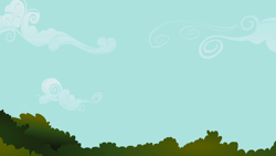 Size: 1280x720 | Tagged: safe, imported from derpibooru, screencap, bridle gossip, season 1, background, cloud, everfree forest, no pony, scenic ponyville, sky