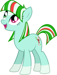 Size: 1280x1664 | Tagged: safe, artist:catachromatic, imported from derpibooru, oc, oc only, oc:candy canter, earth pony, pony, coat markings, earth pony oc, facial markings, heterochromia, show accurate, socks (coat markings), solo, star (coat marking), vector