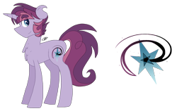 Size: 2898x1835 | Tagged: safe, artist:gallantserver, imported from derpibooru, oc, oc only, oc:artemis (gallantserver), pony, unicorn, alternate design, magical lesbian spawn, male, offspring, parent:pinkie pie, parent:twilight sparkle, parents:twinkie, simple background, solo, stallion, transparent background