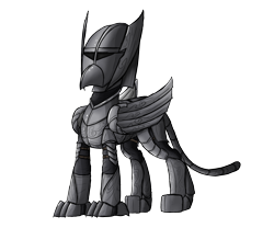 Size: 2400x2000 | Tagged: safe, artist:somber, imported from derpibooru, oc, oc only, oc:storm, griffon, armor, female, helmet, high res, simple background, skyrim, solo, the elder scrolls, transparent background