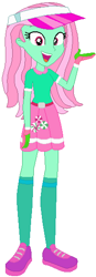 Size: 195x563 | Tagged: safe, artist:selenaede, artist:user15432, imported from derpibooru, minty, human, equestria girls, base used, base:selenaede, belt, clothes, cutie mark, cutie mark on clothes, equestria girls style, equestria girls-ified, g3, g3 to equestria girls, g3 to g4, g4, generation leap, gloves, golf, green dress, green hat, green shoes, green socks, hat, open mouth, purple shoes, shoes, sneakers, socks, solo, sports, sports outfit, sporty style