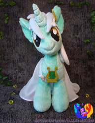 Size: 2164x2798 | Tagged: safe, artist:1stastrastudio, imported from derpibooru, lyra heartstrings, pony, clothes, dress, high res, irl, photo, plushie, solo