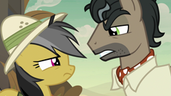 Size: 1920x1080 | Tagged: safe, imported from derpibooru, screencap, daring do, doctor caballeron, earth pony, pegasus, pony, daring done?, season 7, female, male, mare, stallion