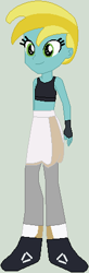 Size: 151x462 | Tagged: safe, artist:jadeharmony, artist:jadethepegasus, imported from derpibooru, bee bop, equestria girls, equestria girls-ified, exeron fighters, harpica heartstrings, martial arts kids, martial arts kids outfit