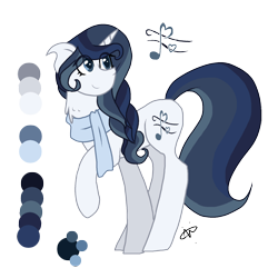 Size: 1700x1700 | Tagged: safe, artist:gallantserver, imported from derpibooru, oc, oc only, oc:swan song, pony, unicorn, clothes, female, mare, offspring, parent:fancypants, parent:rarity, parents:raripants, scarf, simple background, solo, transparent background