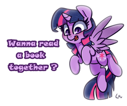 Size: 1983x1664 | Tagged: safe, artist:lou, imported from derpibooru, twilight sparkle, alicorn, pony, book, bronybait, female, mare, simple background, solo, that pony sure does love books, twilight sparkle (alicorn), white background