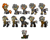 Size: 631x503 | Tagged: safe, imported from derpibooru, oc, oc:charm kvas, oc:charm_kvas, ghoul, pony, undead, unicorn, fallout equestria, ashes town, character design, character development, foe, horn, one eyed, pipbuck, simple background, unicorn oc