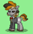 Size: 267x276 | Tagged: safe, imported from derpibooru, oc, oc only, oc:higball molly, oc:highball molly, earth pony, pony, ashes town, barpony, bowtie, simple background, solo