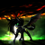 Size: 2478x2478 | Tagged: safe, artist:lexifyrestar, imported from derpibooru, oc, oc:nuclear blast, bat pony, bat pony oc, bat wings, chains, colar, collar, glowing eyes, high res, horseshoes, lip piercing, male, nuclear explosion, piercing, radioactive, spikes, stallion, wings