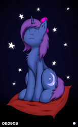 Size: 2160x3514 | Tagged: source needed, safe, artist:ob2908, imported from derpibooru, oc, oc:glare moon, unicorn, female, high res, sitting