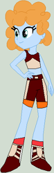 Size: 152x487 | Tagged: safe, artist:jadeharmony, artist:jadethepegasus, imported from derpibooru, ginger tea, equestria girls, equestria girls-ified, exeron fighters, martial arts kids, martial arts kids outfits